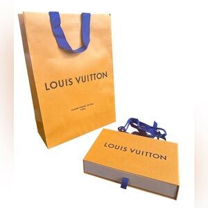 LOUIS VUITTON Shopping Bundle (Bag, box and ribbon)